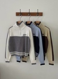 Cashmere Zip-Up Knit