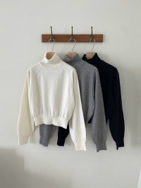 Wool Turtleneck Knit