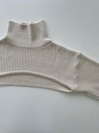 Chunky Knit Crop Turtleneck